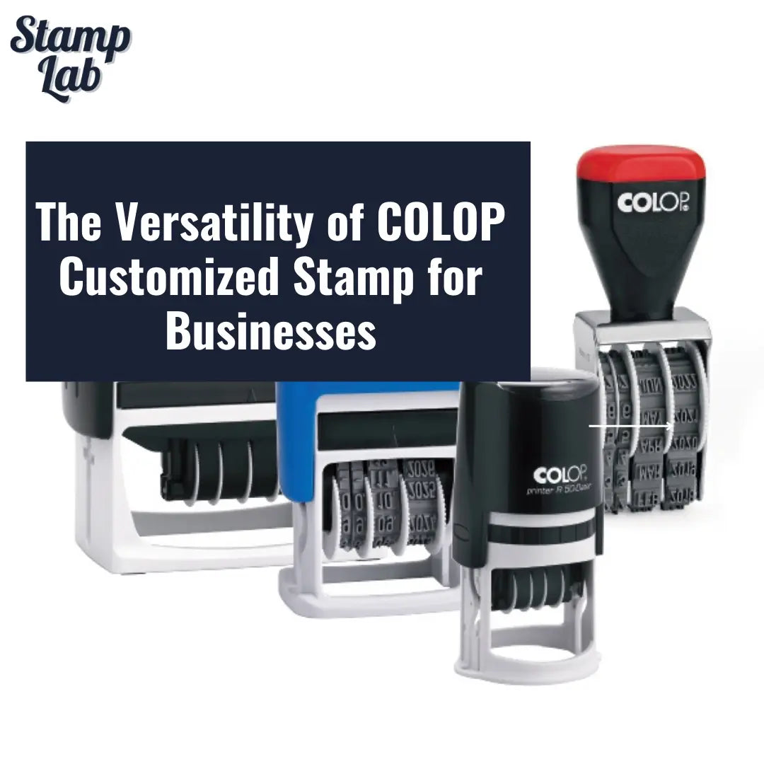 The Versatility of COLOP Customized Stamp for Businesses