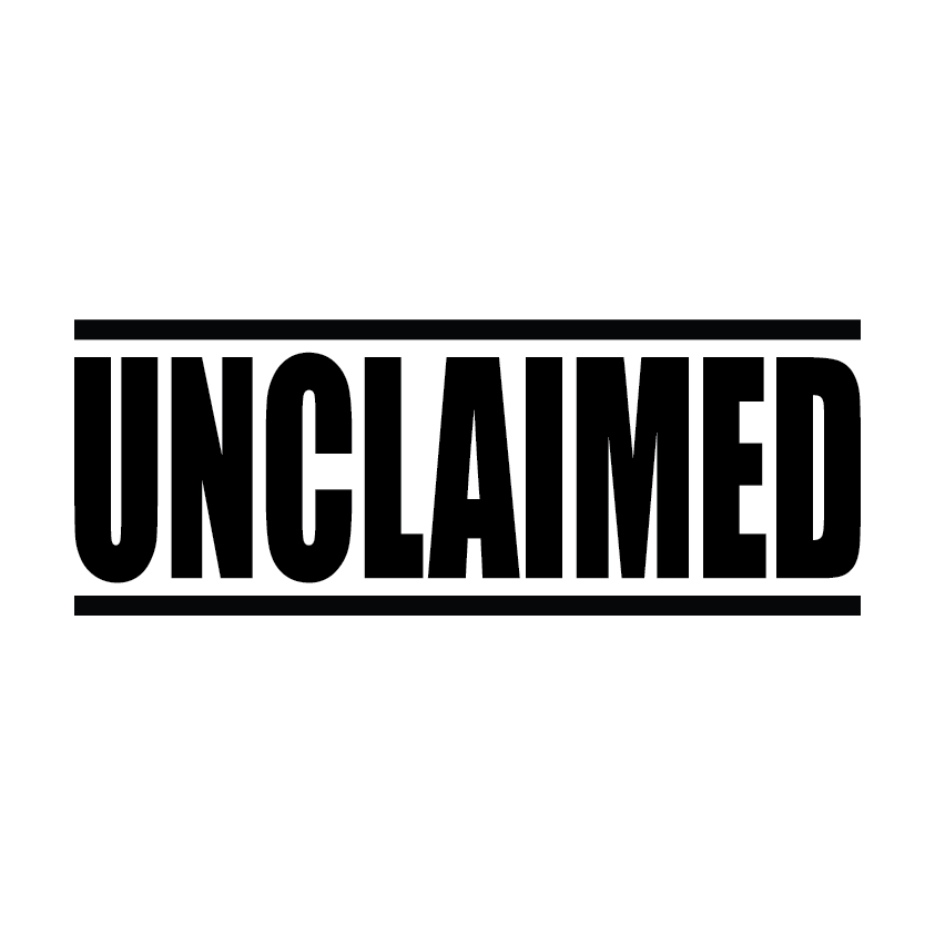 Black Unclaimed Stamp