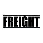 Black Freight Rubber Stamp