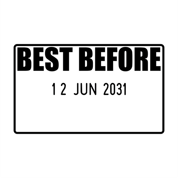 BEST BEFORE Date Stamp