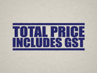 Blue Label for Pricing with GST Included