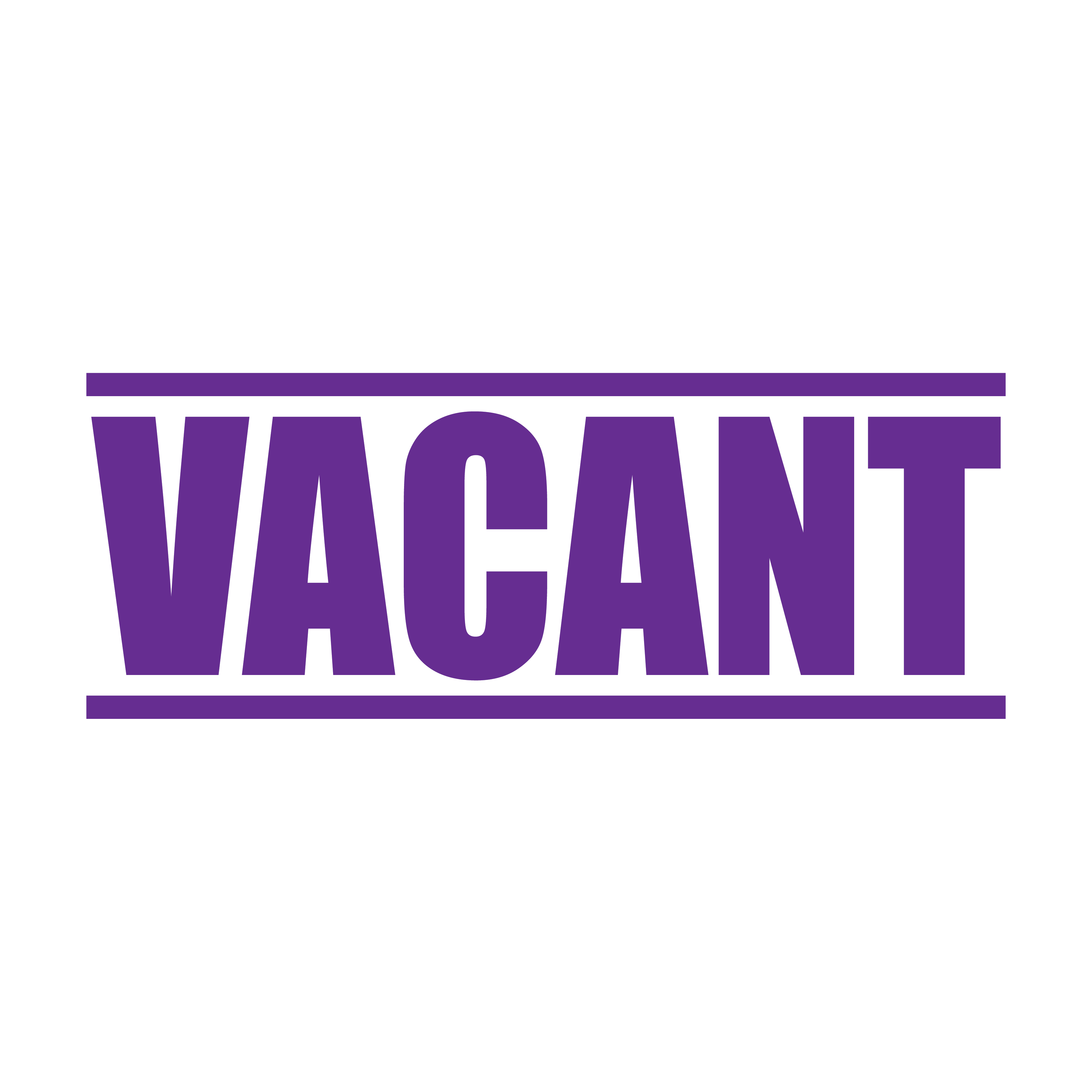 Violet Vacant Stamp