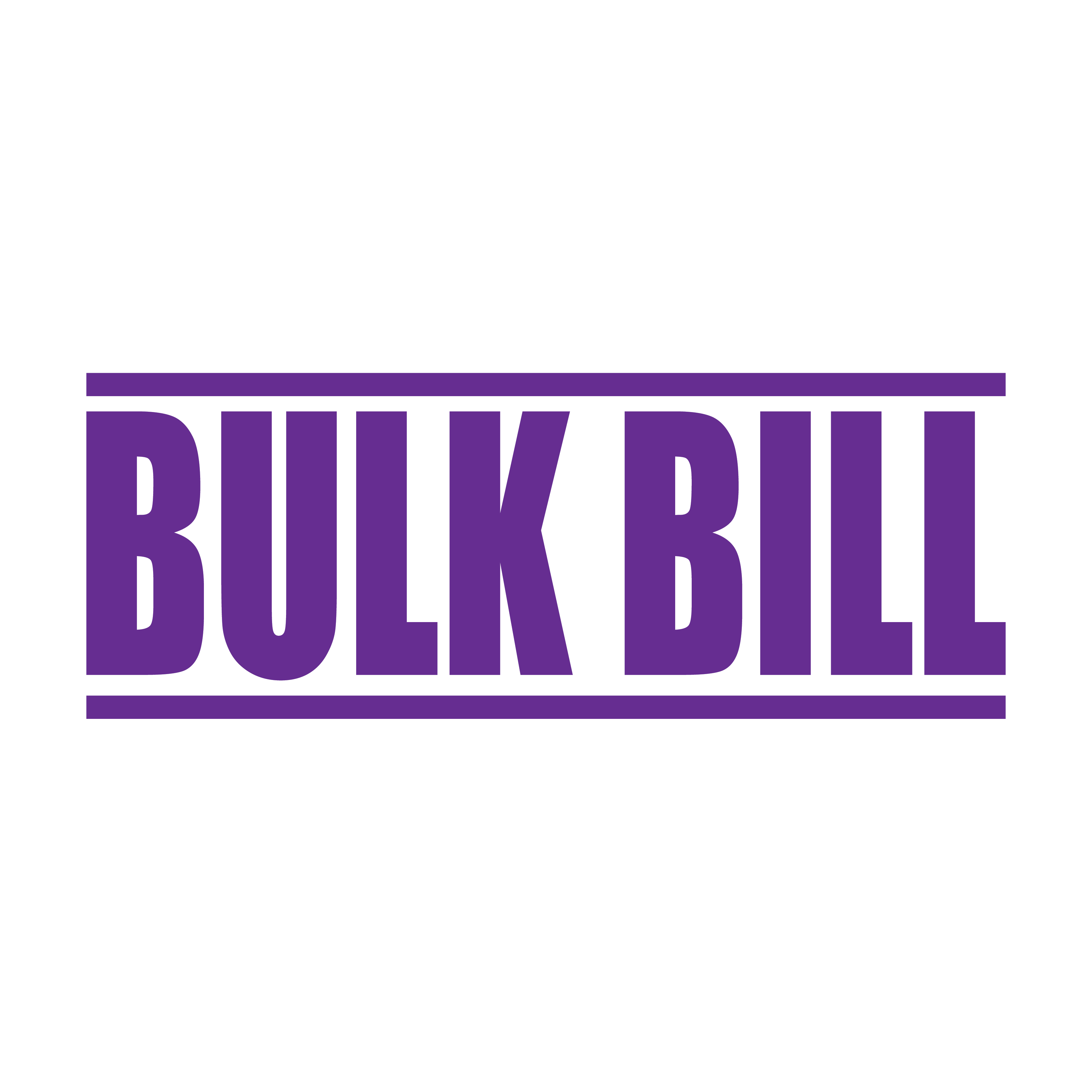 Purple Bulk Bill Stamp 