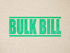 Bulk bill Stamp impression, mint ink