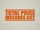 Orange Label for Pricing with GST Included