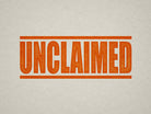 Orange Unclaimed Stamp