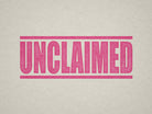 Pink Unclaimed Stamp