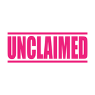 Pink Label for Unclaimed Items