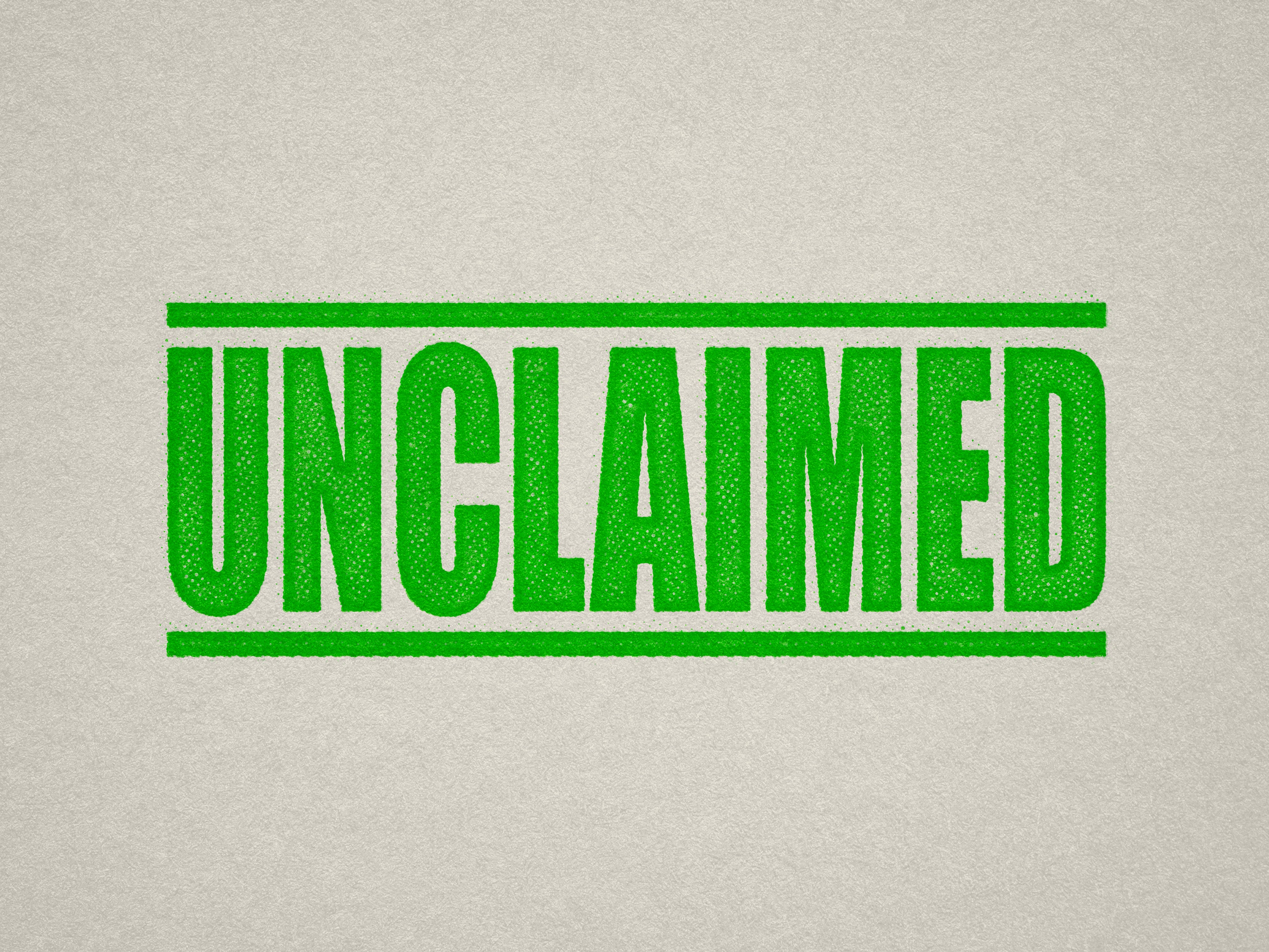 Green Apple Label for Unclaimed Items