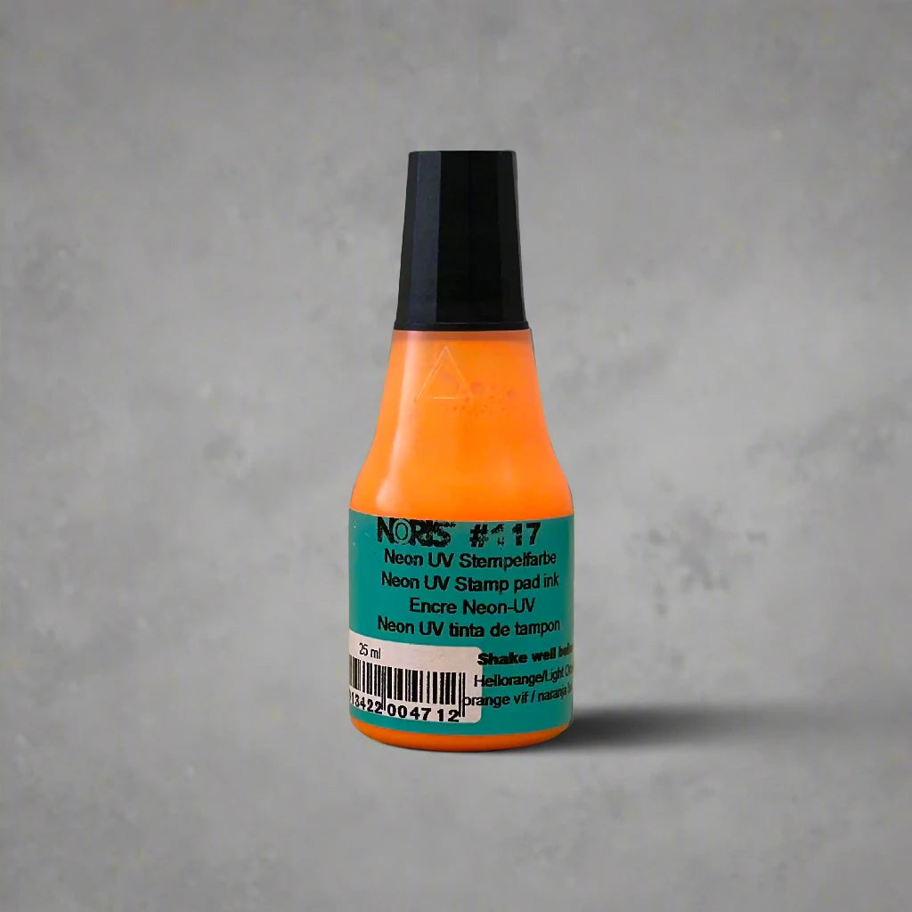 Fluro Orange Stamp Ink Noris #117 UV