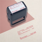 Red custom Annexure Stamp NSW 