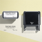 custom JP name stamps ACT fast despatch