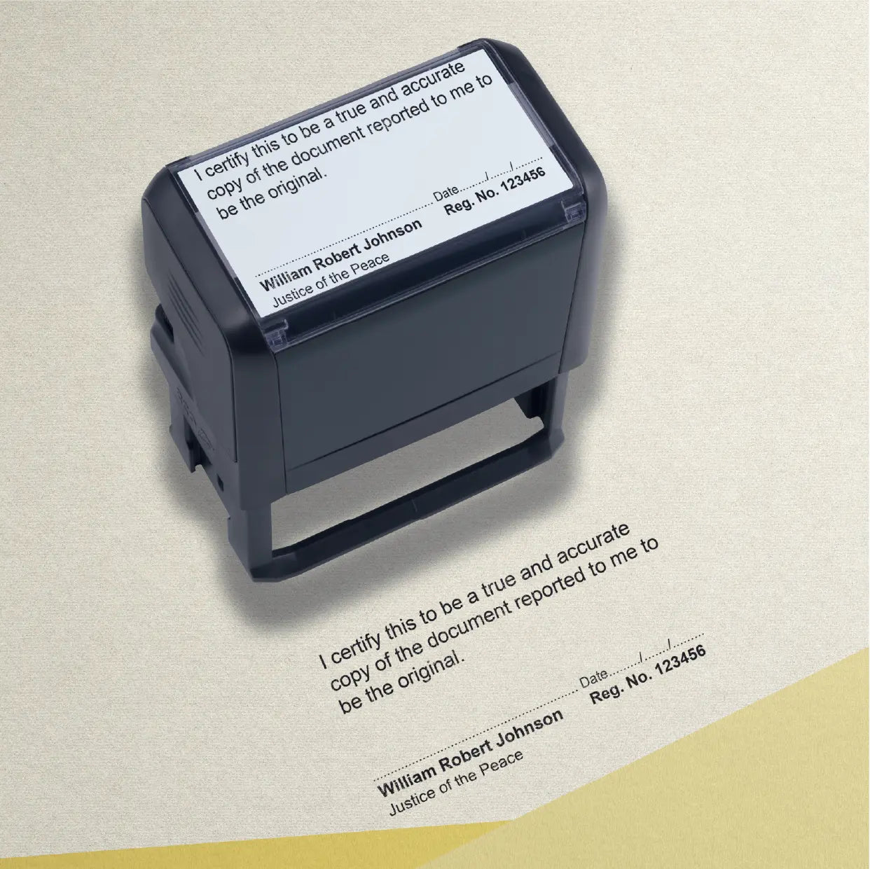 Custom Legal stamp Black ink