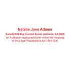 Order Online custom Lawyer stamps South Australia 