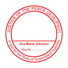 justice of the peace (qualified) rubber stamps queensland