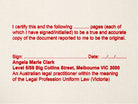 custom solicitor rubber stamps melbourne red ink 