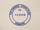 Company seal strata stamp blue ink