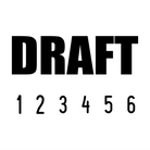 Black 01-5003-draft-mini-number-stamp