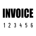 Black 01-5006-invoice-mini-number-stamp