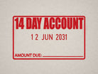 stamped print 14 day account