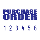 Blue 03-5008-purchase-order-mini-number-stamp