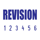 Blue 03-5013-revision-mini-number-stamp