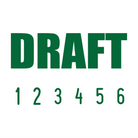 Green 04-5003-draft-mini-number-stamp