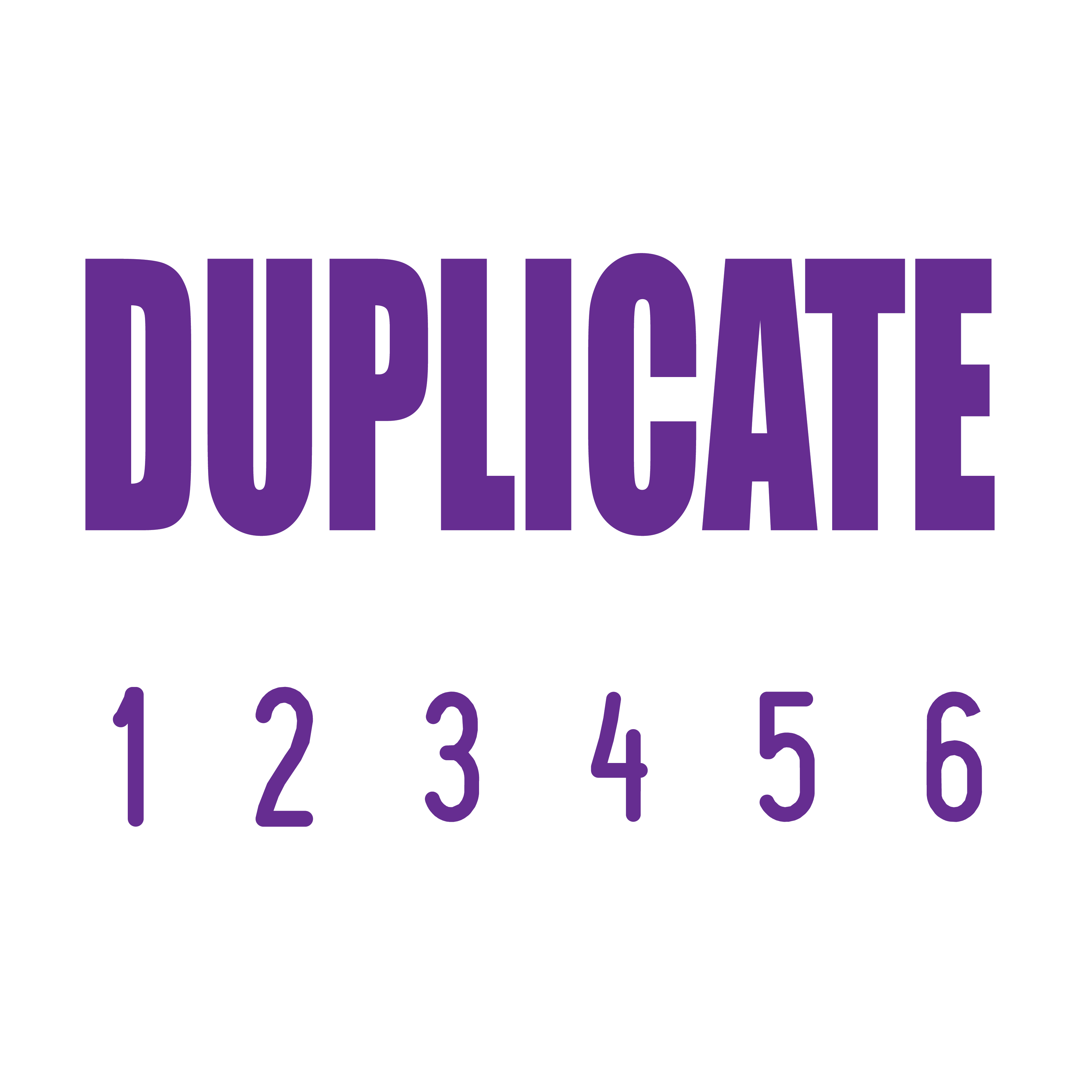 Violet 05-5004-duplicate-mini-number-stamp