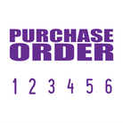 Violet 05-5008-purchase-order-mini-number-stamp