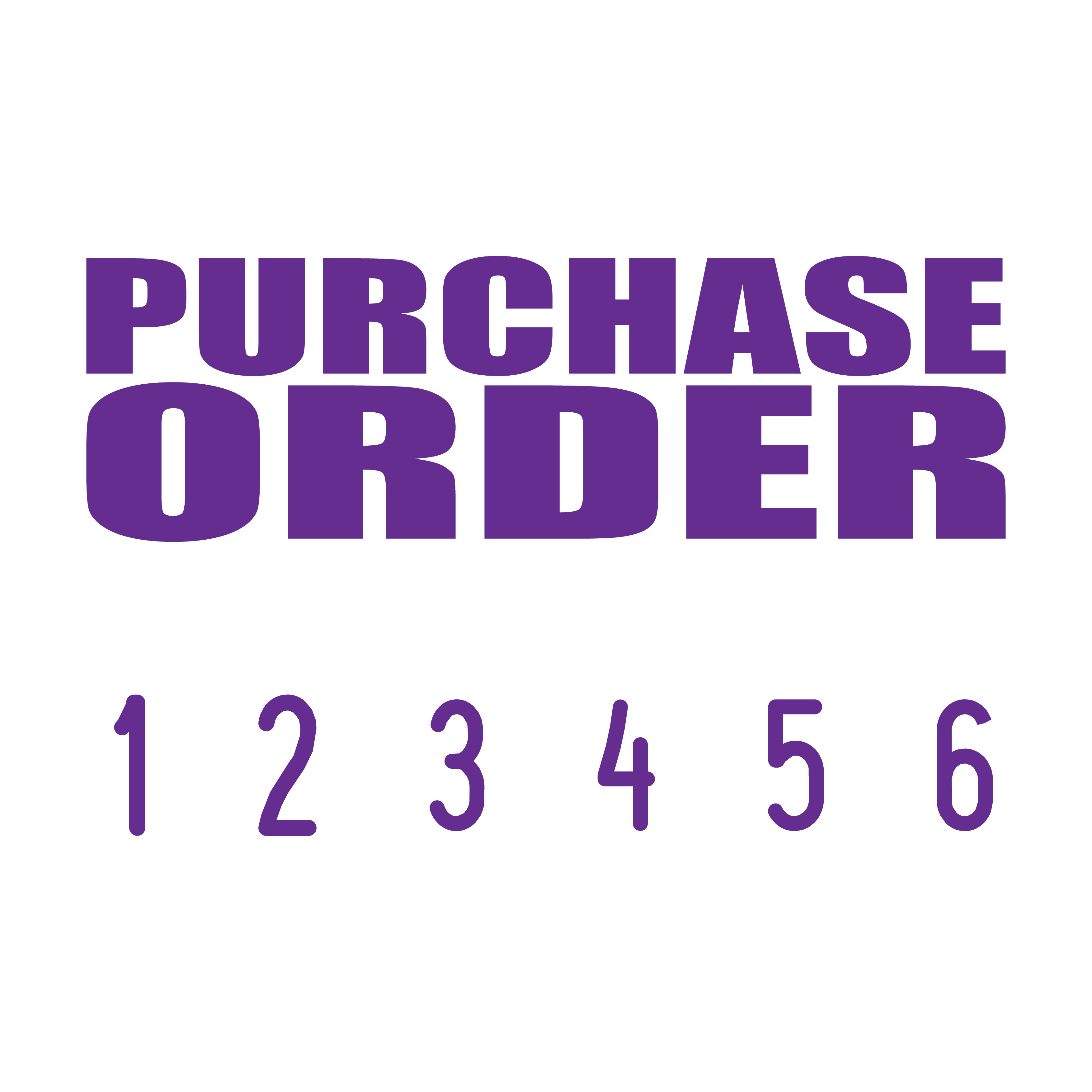 Violet 05-5008-purchase-order-mini-number-stamp