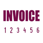 Maroon 06-5006-invoice-mini-number-stamp