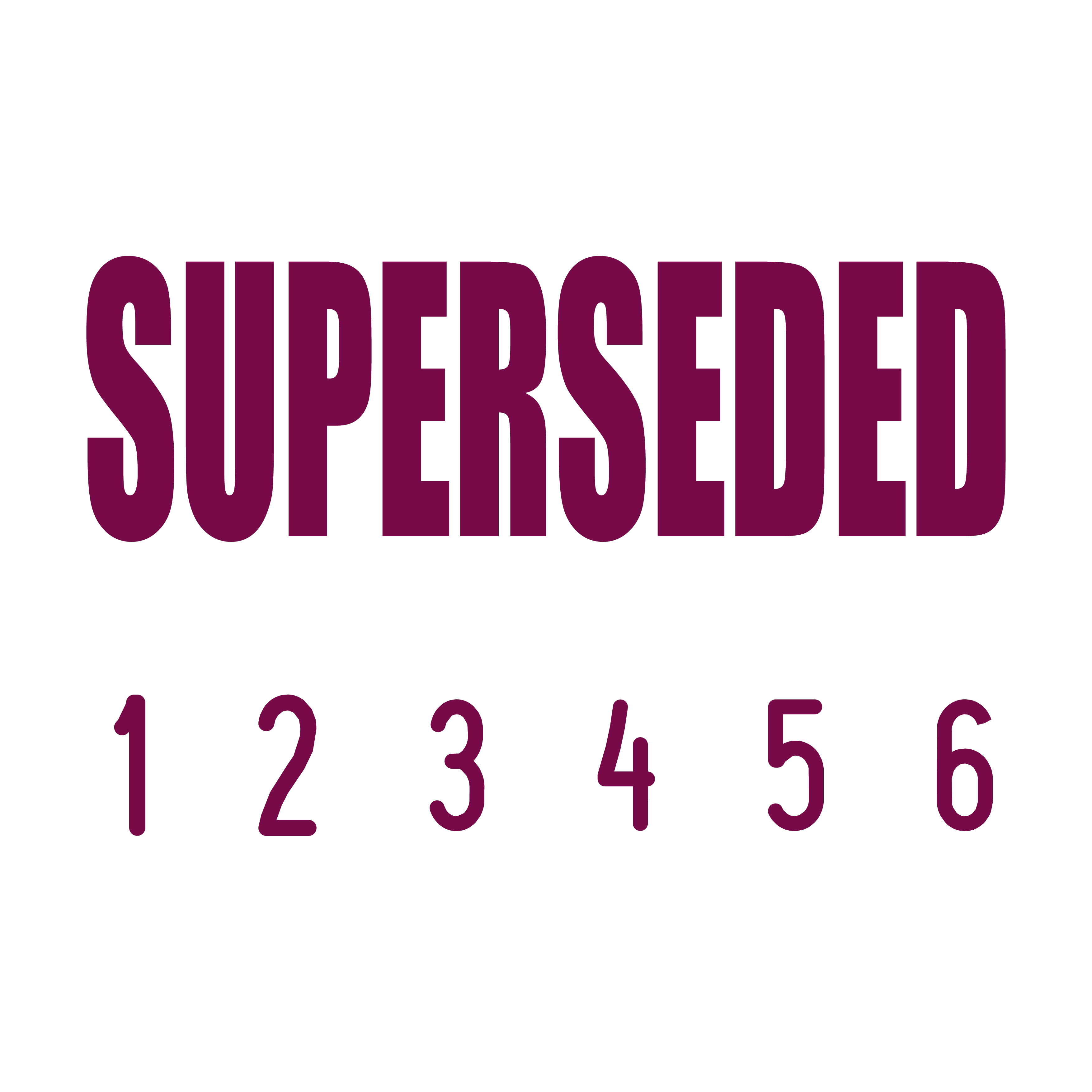 Maroon 06-5014-superseded-mini-number-stamp