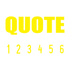 Yellow 08-5011-quote-mini-number-stamp