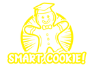 smart cookie rubber teacher stamp