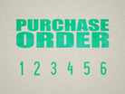 Mint 09-5008-purchase-order-mini-number-stamp-mockup