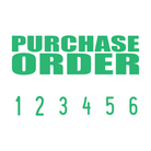 Mint 09-5008-purchase-order-mini-number-stamp