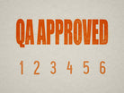 Orange 10-5009-qa-approved-mini-number-stamp-mockup