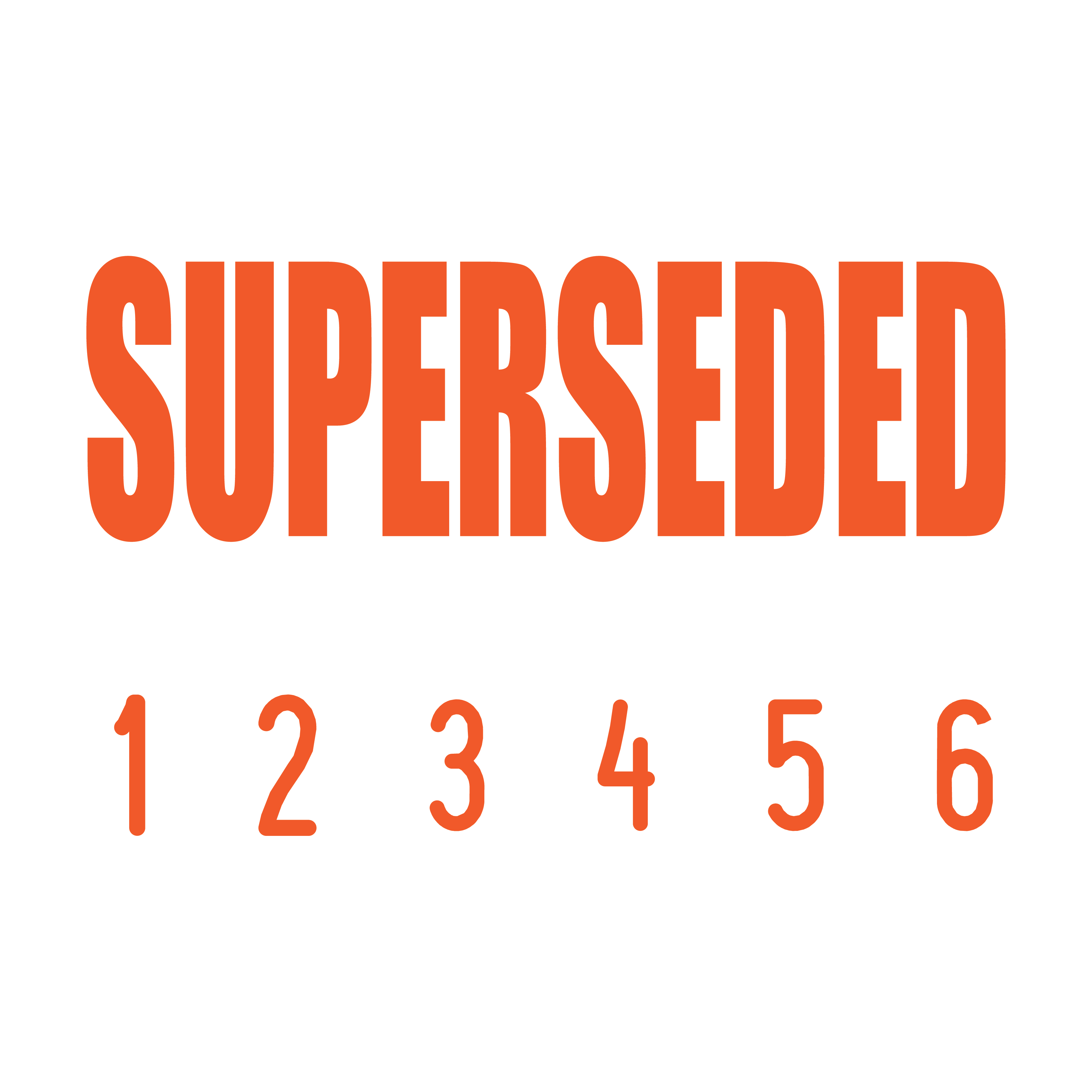 Orange 10-5014-superseded-mini-number-stamp