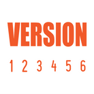 Orange 10-5015-version-mini-number-stamp