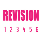 Pink 11-5013-revision-mini-number-stamp