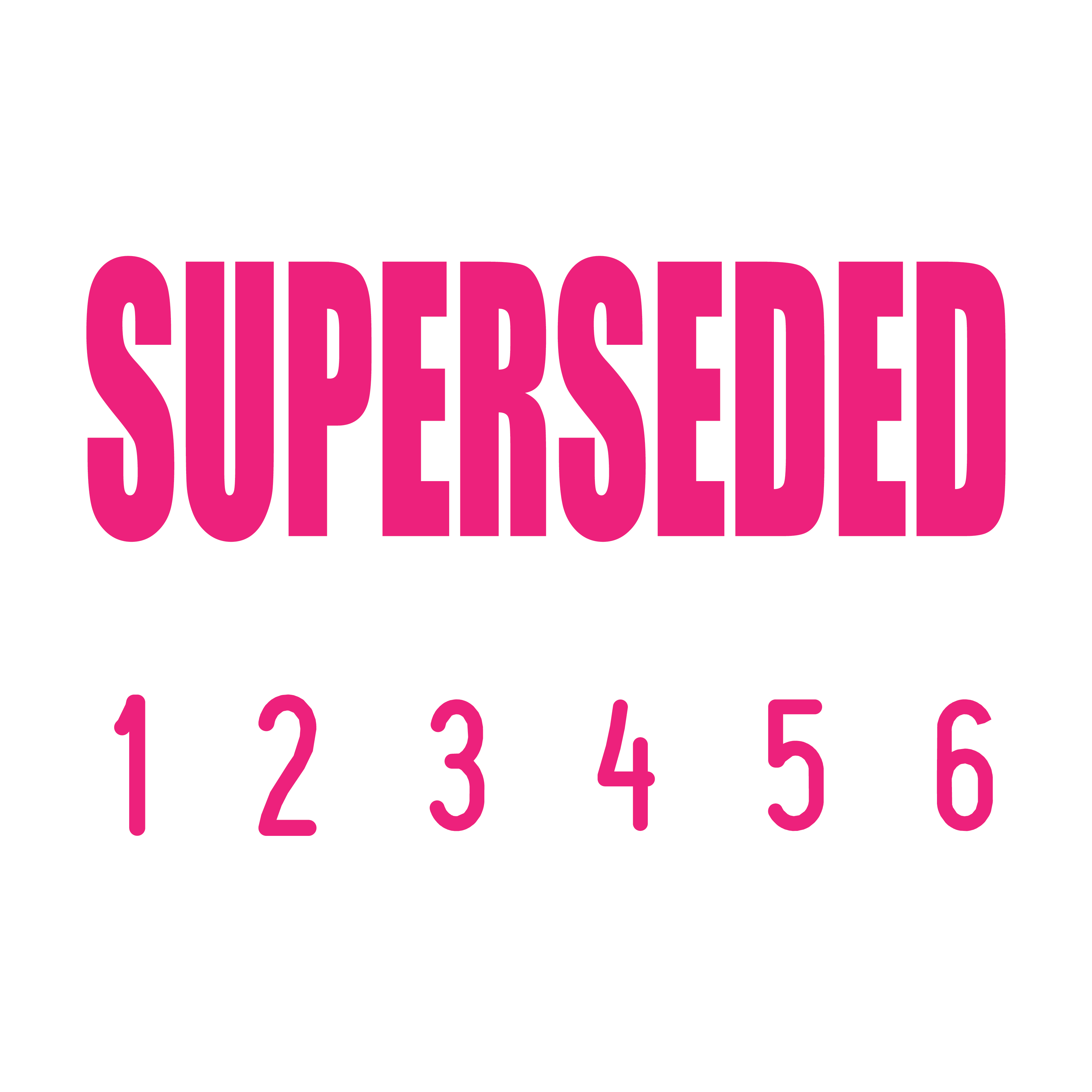 Pink 11-5014-superseded-mini-number-stamp