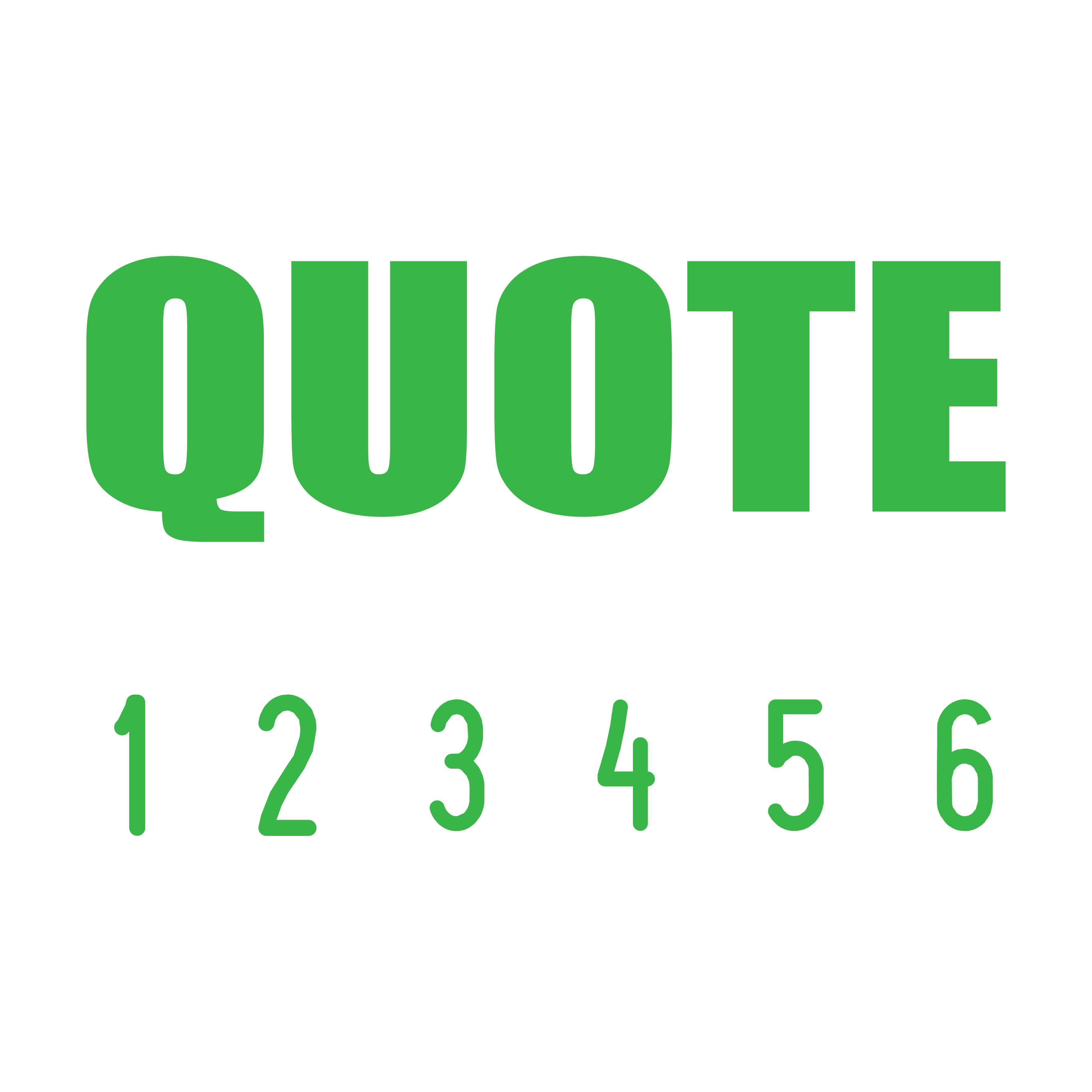 Apple-Green 22-5011-quote-mini-number-stamp