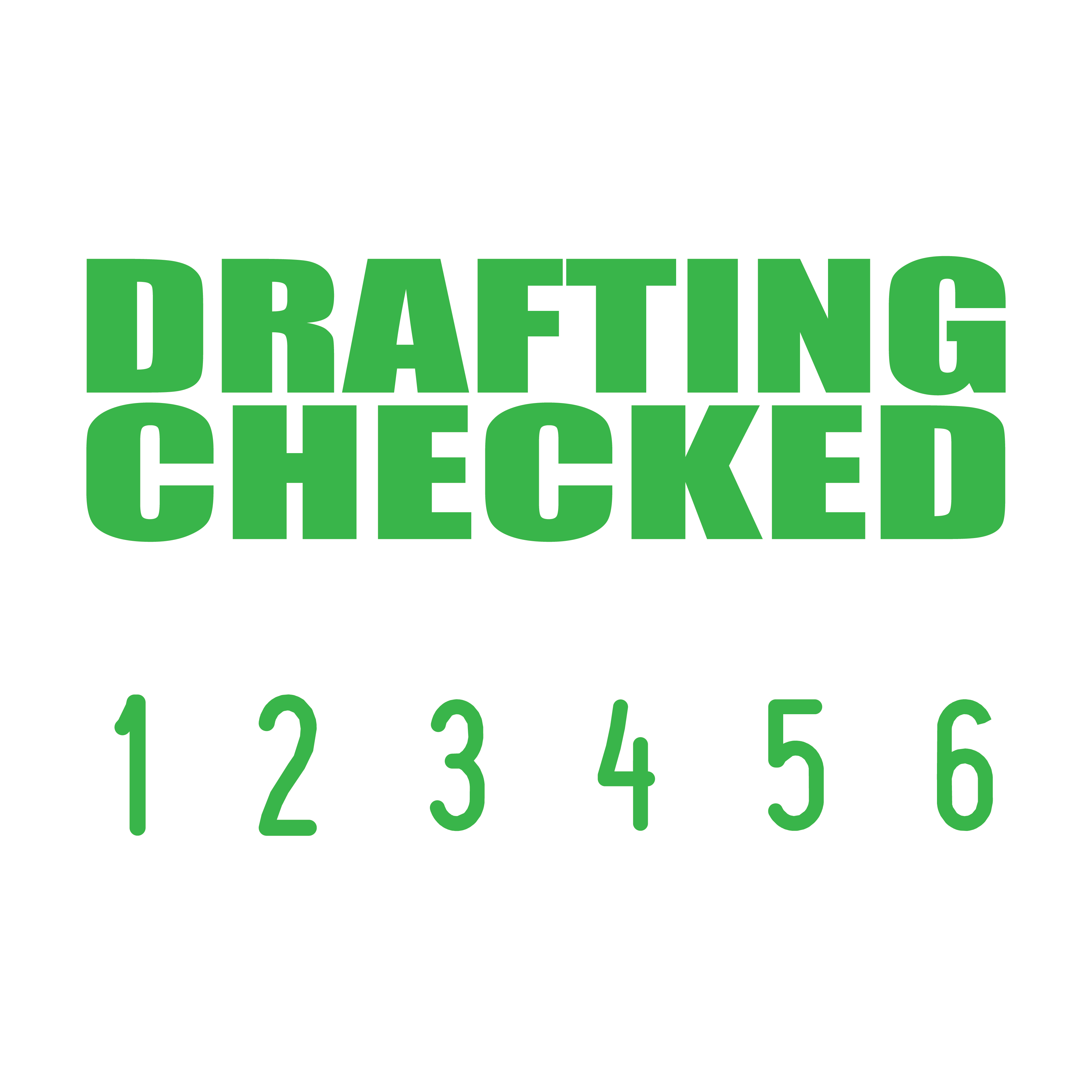 Apple-Green 22-5016-drafting-checked-mini-number-stamp