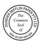 Custom Common Seal stamps